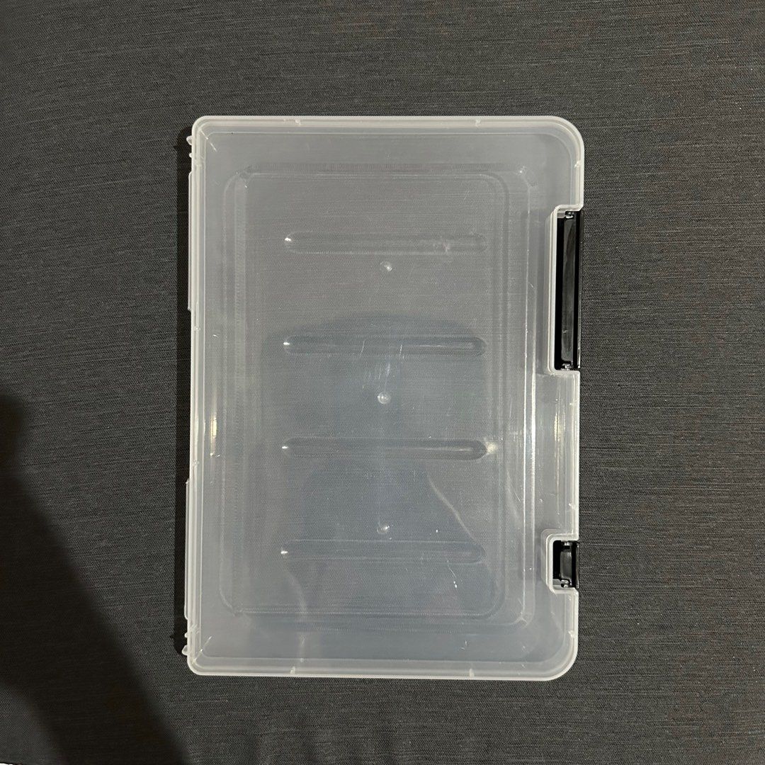 Transparent Storage Box Clear Plastic Document Paper Filling Case