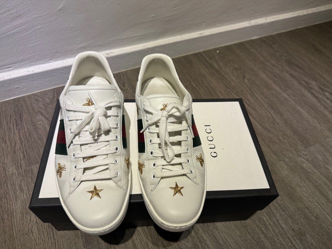 Gucci white discount Star Ace Sneakers