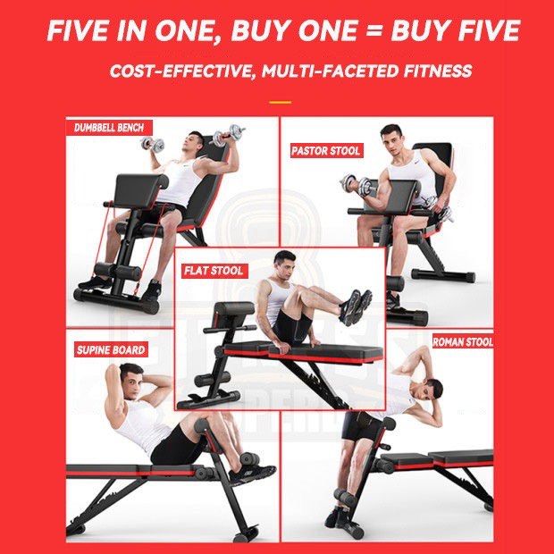 Full multi gym set, Sports Equipment, Exercise & Fitness, Weights &  Dumbbells on Carousell