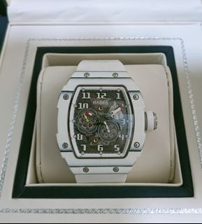 Haofa Rabbit Skeleton Carbon Fiber Automatic Mechanical Watch, Luxury ...