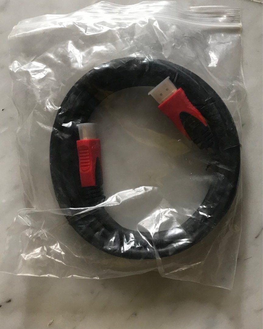 HDMI Cable -multimedia interface cable (Category: Networking) located in Singapore. Submitted by tinklefly (Listing ID 1272591905, Image 2). Description: About 2 meters long Unused tock, packed in original plastic bag. .