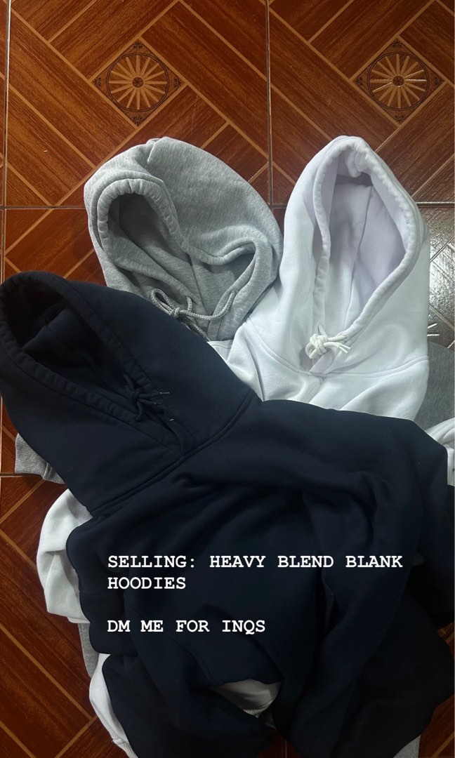 Heavy sales blank hoodies