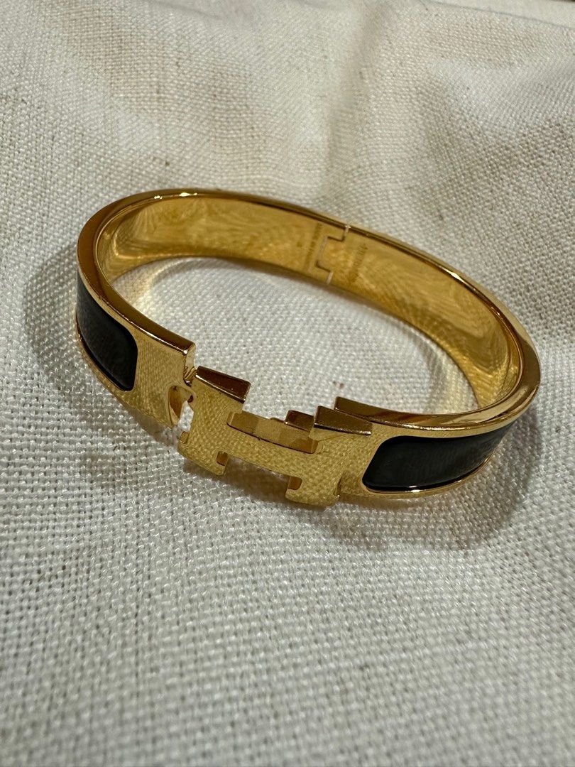 Gold h bracelet sale