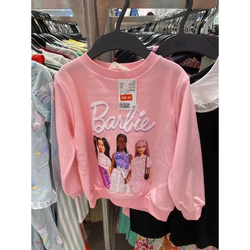 H&m outlet pink sweatshirt