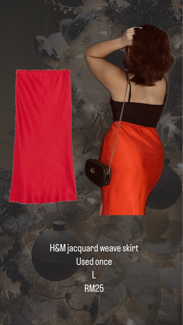 H&m jacquard weave on sale skirt
