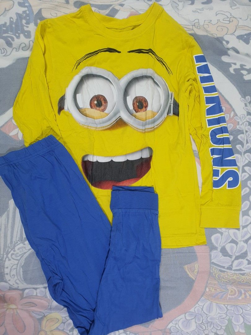 Minion pajama set on sale