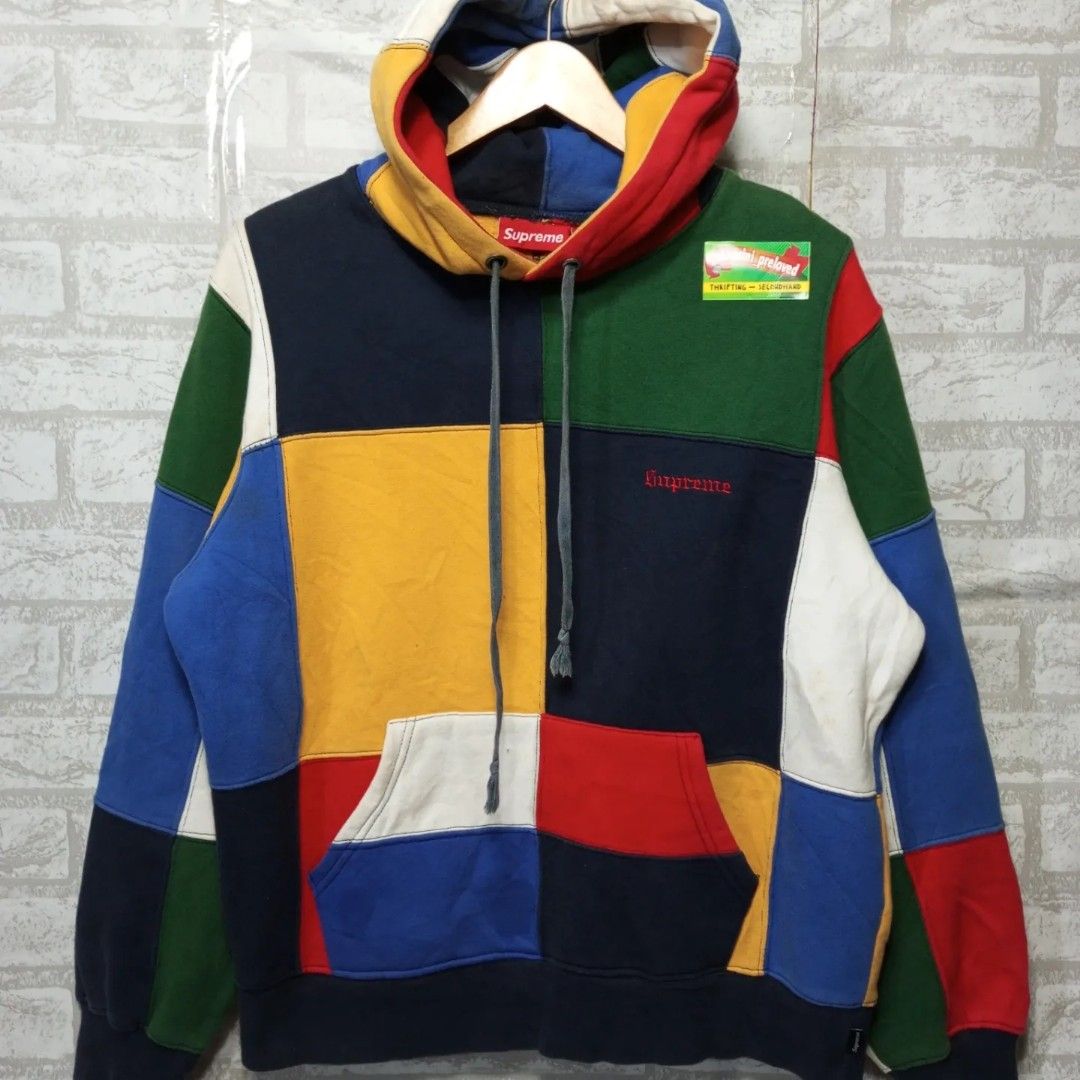 Patchwork hoodie sale supreme
