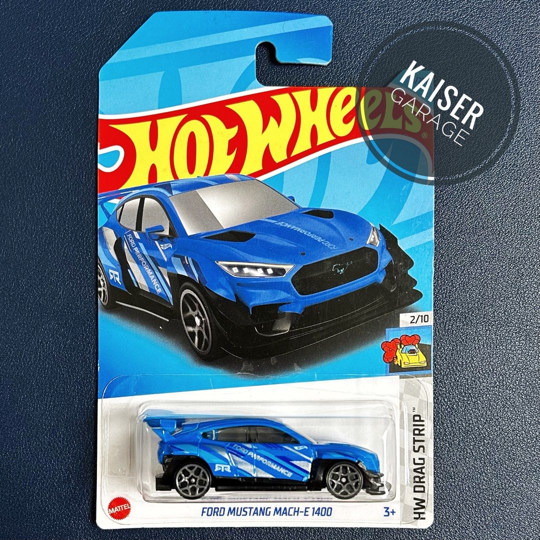 Hot Wheels Ford Mustang Mach E 1400 Blue Hobbies Toys Toys