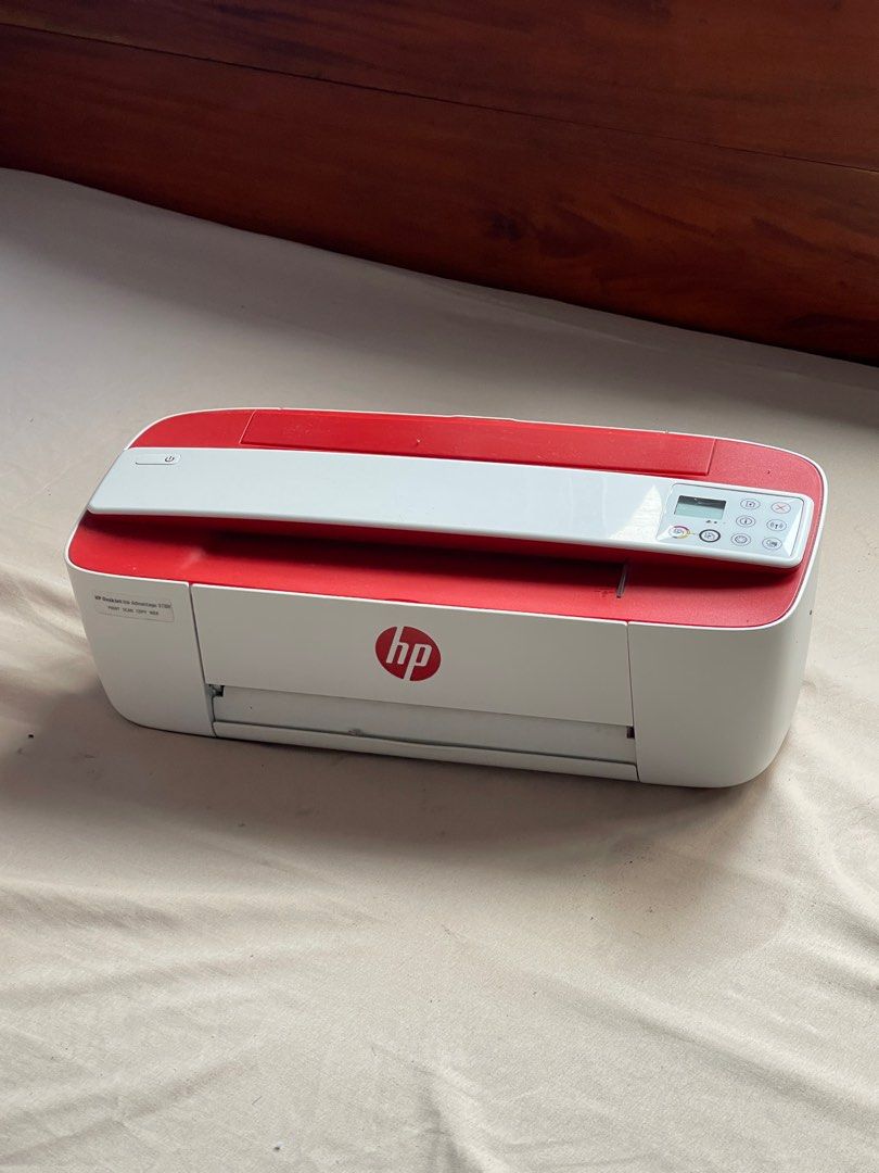 HP DeskJet Ink Advantage 3788 All-in-One Color Printer Wireless (Red ...