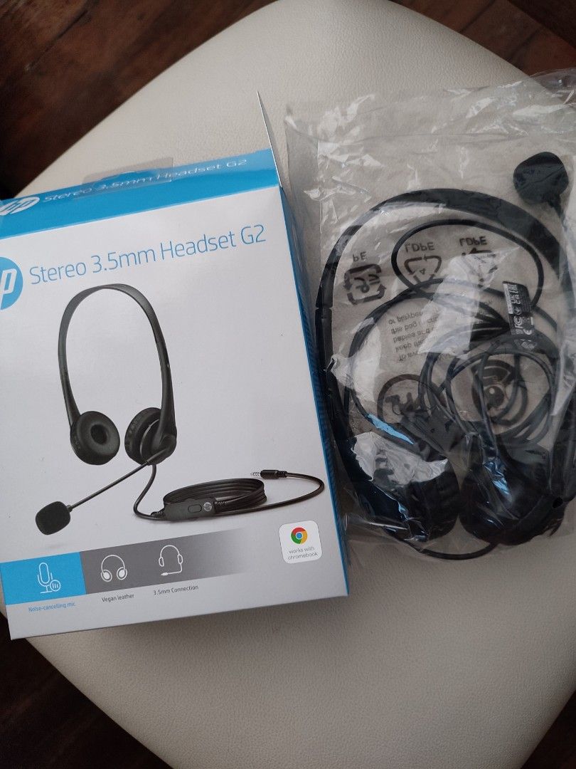 HP Stereo 3.5mm Headset G2, Audio, Headphones & Headsets on Carousell