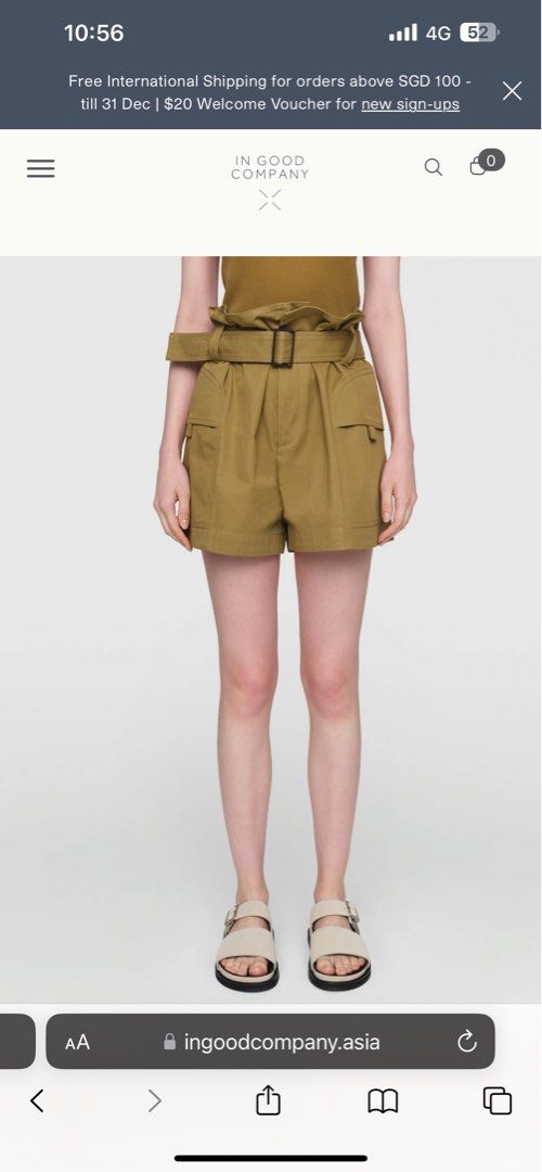Gabardine shorts best sale