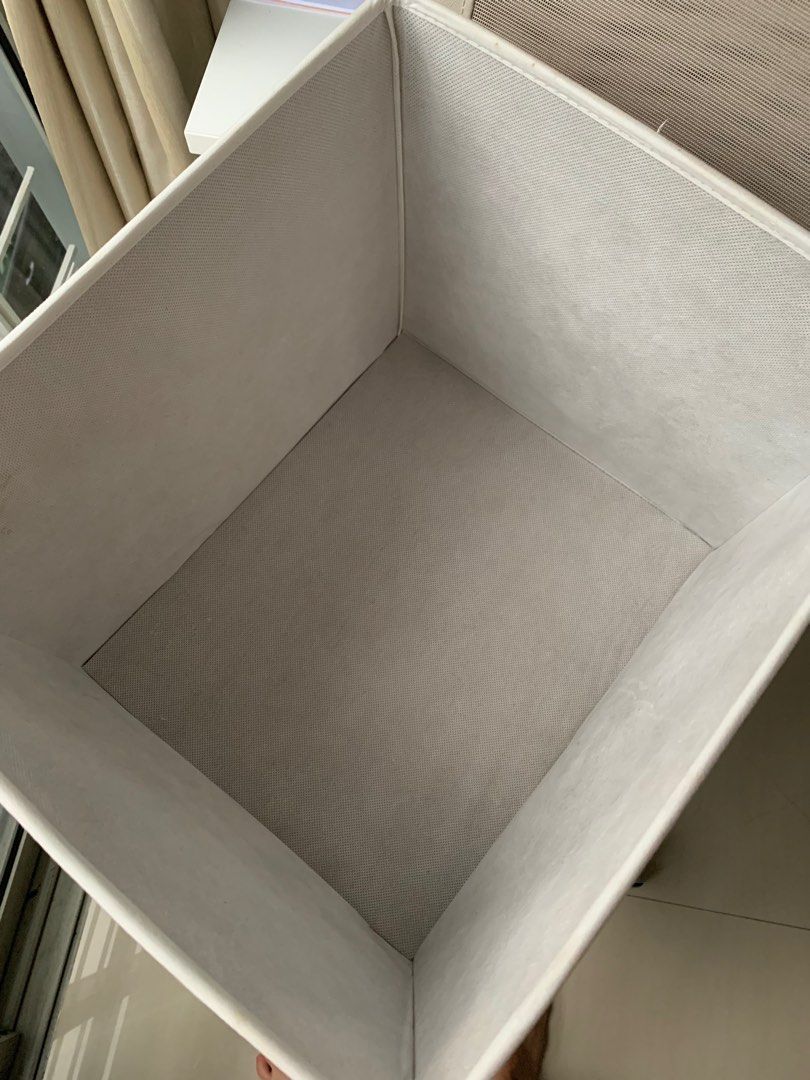 2 IKEA DRONA Storage Boxes white, Furniture & Home Living, Home