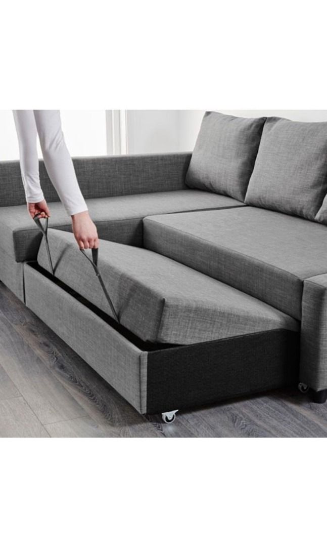IKEA Friheten Sofa bed Move out sale, Furniture & Home Living