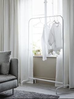 MULIG Clothes rack, white, 39x18 1/8 - IKEA