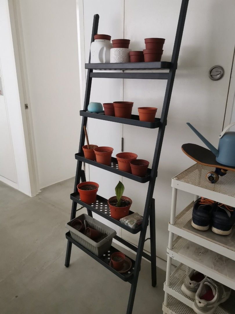 IKEA Shelf Plants Furniture Home Living Furniture Shelves