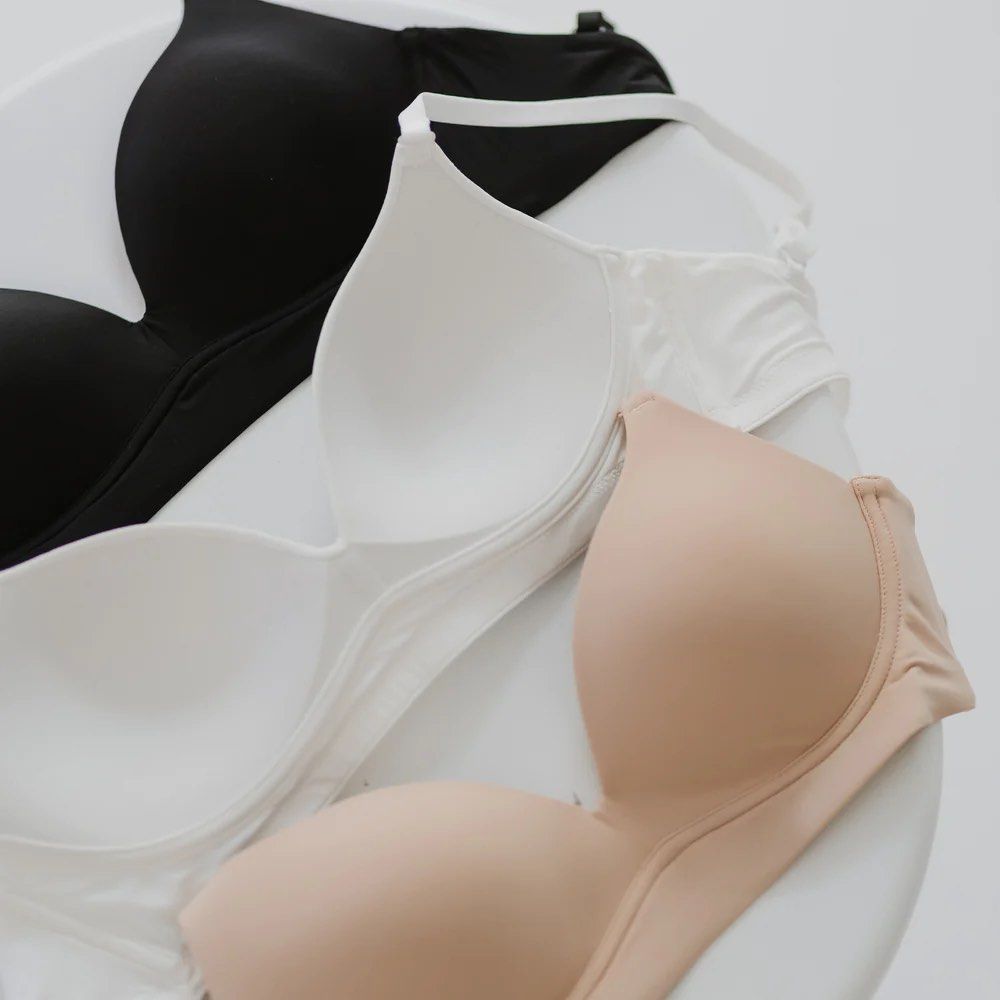 [I'M IN x Hazelle] air-ee Scoop Neck Seamless Pullover Bra (Signature  Edition) in Almond Nude