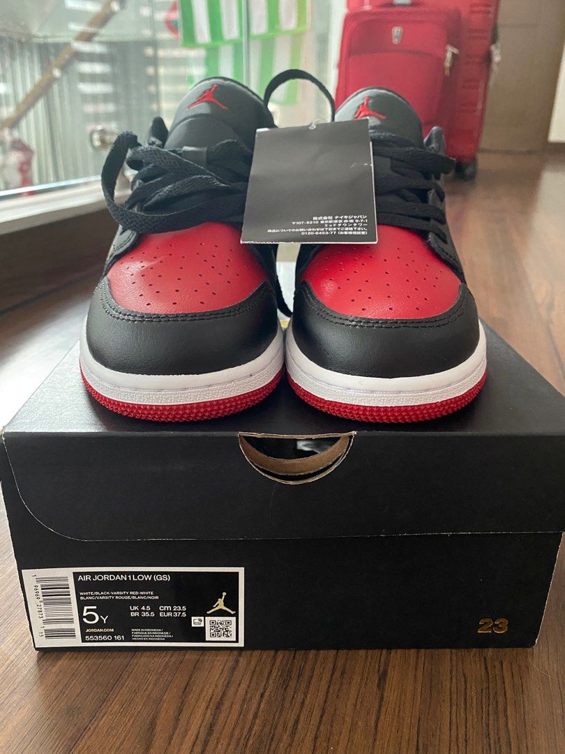j1 low bred toe