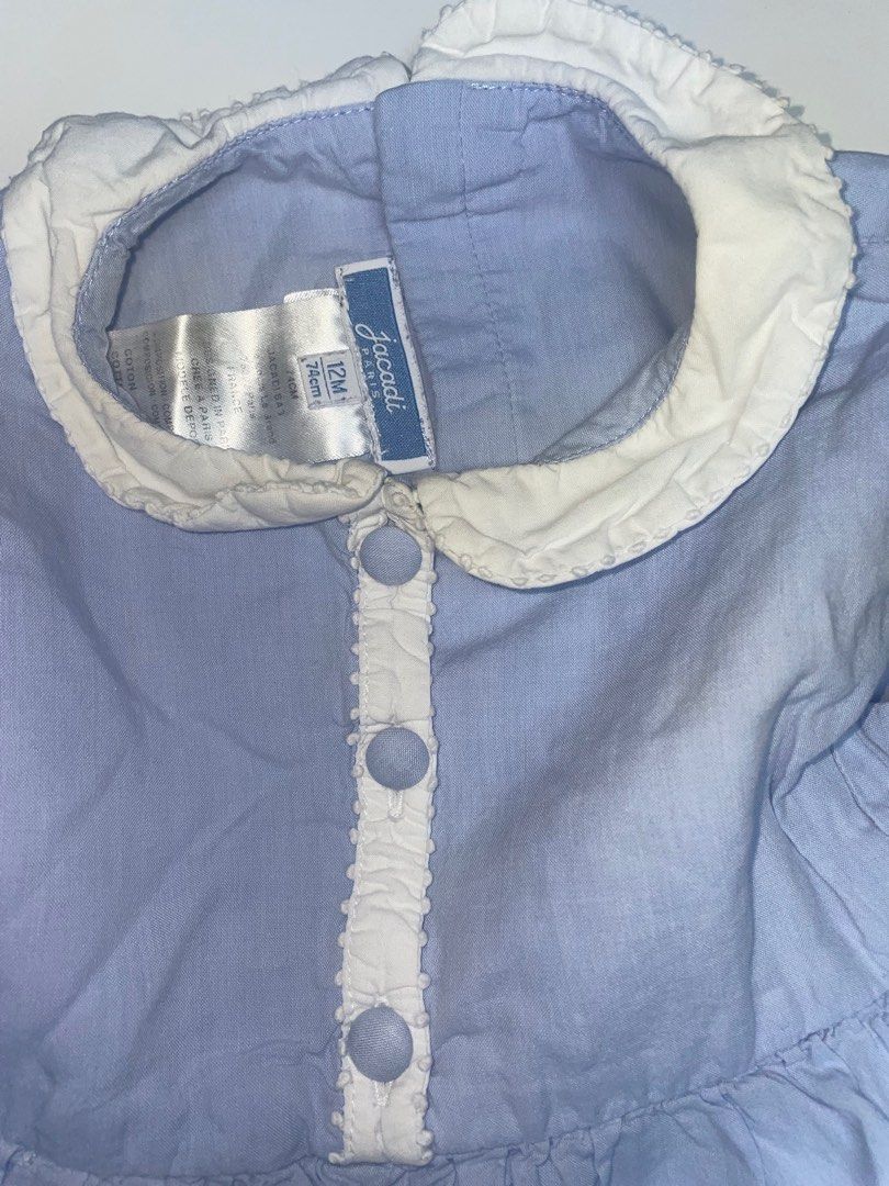 Jacadi Blue Dress + Bloomer, Babies & Kids, Babies & Kids Fashion on Carousell Jacadi Blue Dress + Bloomer, Babies & Kids, Babies & Kids Fashion on Carousell