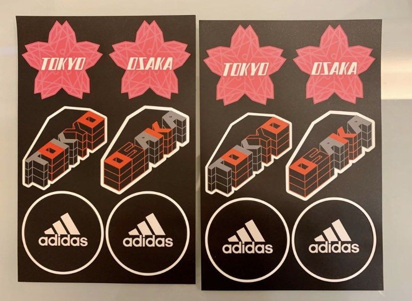 Adidas tokyo sticker top