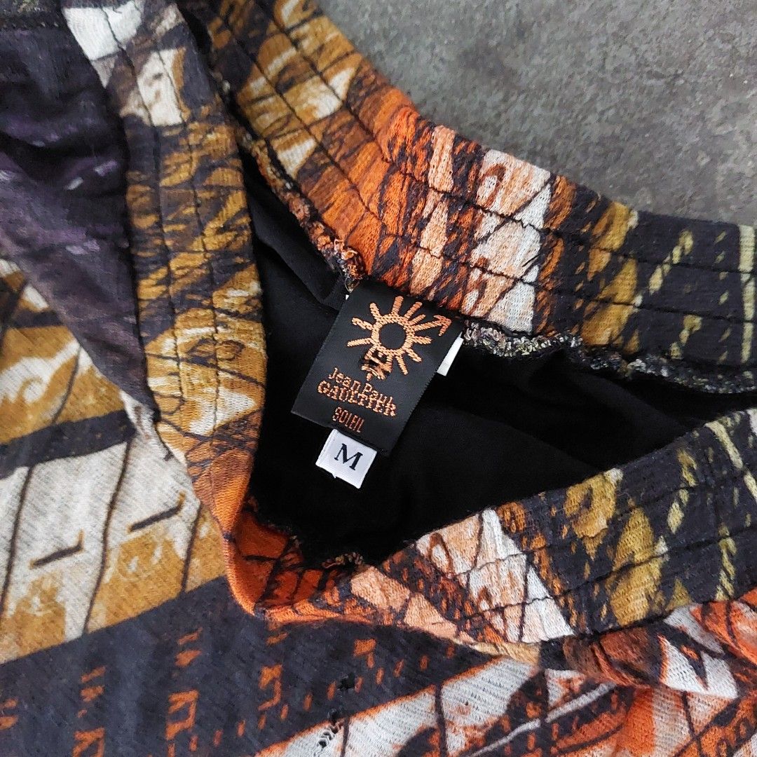 Blouse Ample Jean Paul Gaultier Ligne Soleil - Taille L/44, Multicouleur, Laine/modal, Neuve Avec étiquette