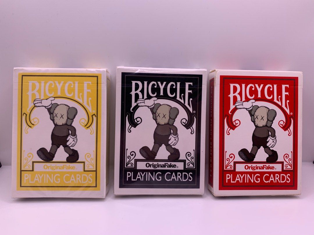 トランプ Original Fake KAWS Bicycle Playing Card kaws Original Fake Bicycle Playing Card Blue Color All USA