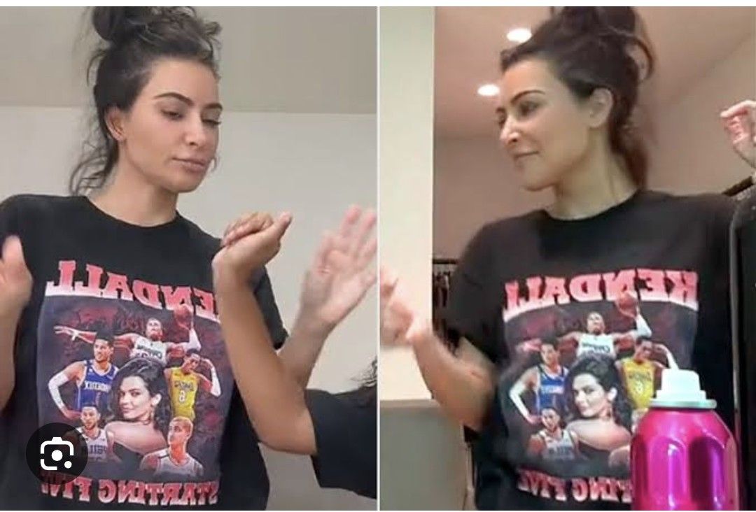 Kendall Jenner Starting Five T-Shirt (Category: Shirts) located in Quezon City. Submitted by thingers (Listing ID 1272644924, Image 2). Description: too big for me.