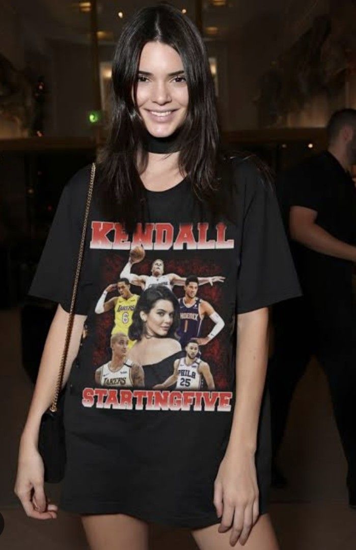 Kendall Jenner Starting Five T-Shirt (Category: Shirts) located in Quezon City. Submitted by thingers (Listing ID 1272644924, Image 3). Description: too big for me.