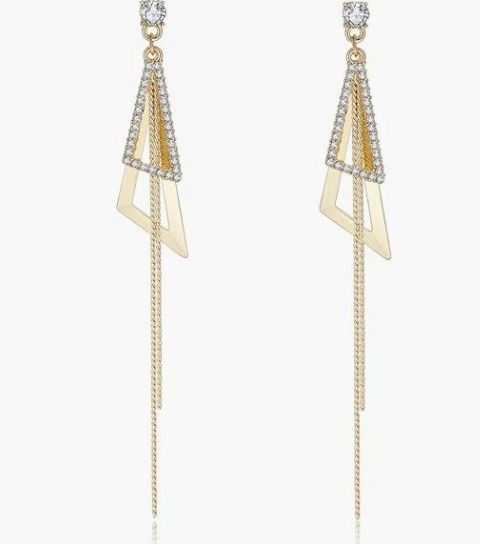 KRUCKEL Triangle Stud Earrings 7069036 CL0788 Women s Fashion