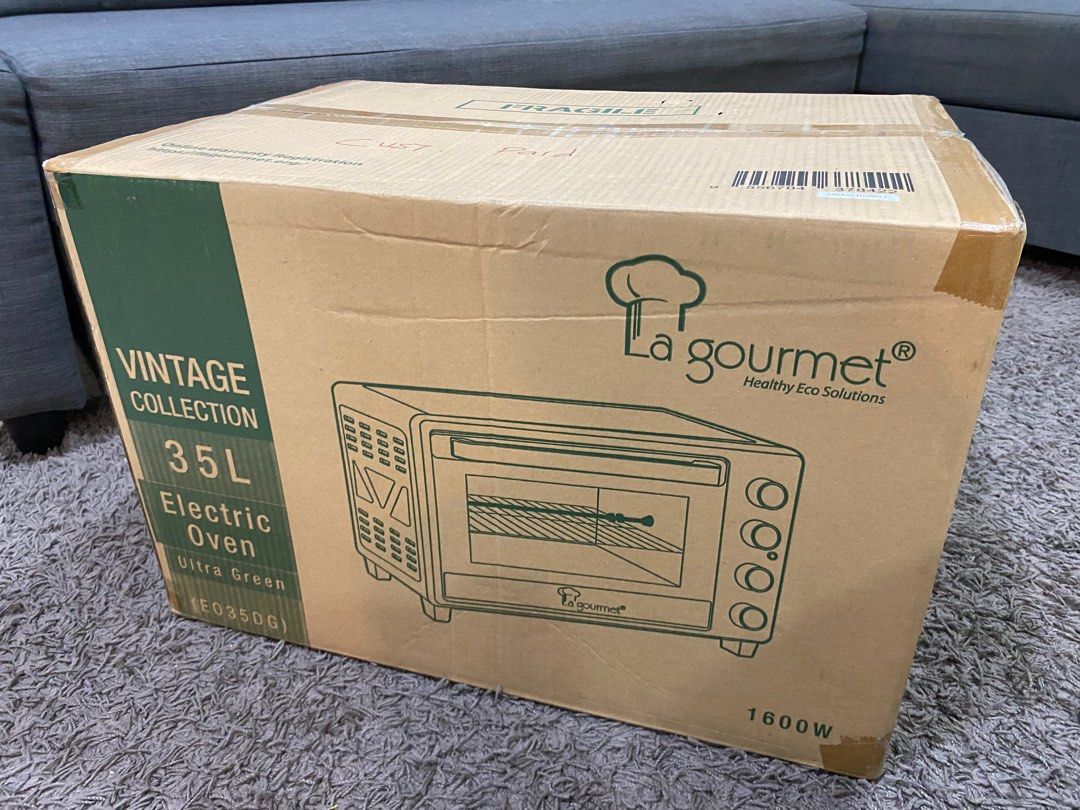 La Gourmet Electric Oven 35L Ultra Green, TV & Home Appliances, Kitchen