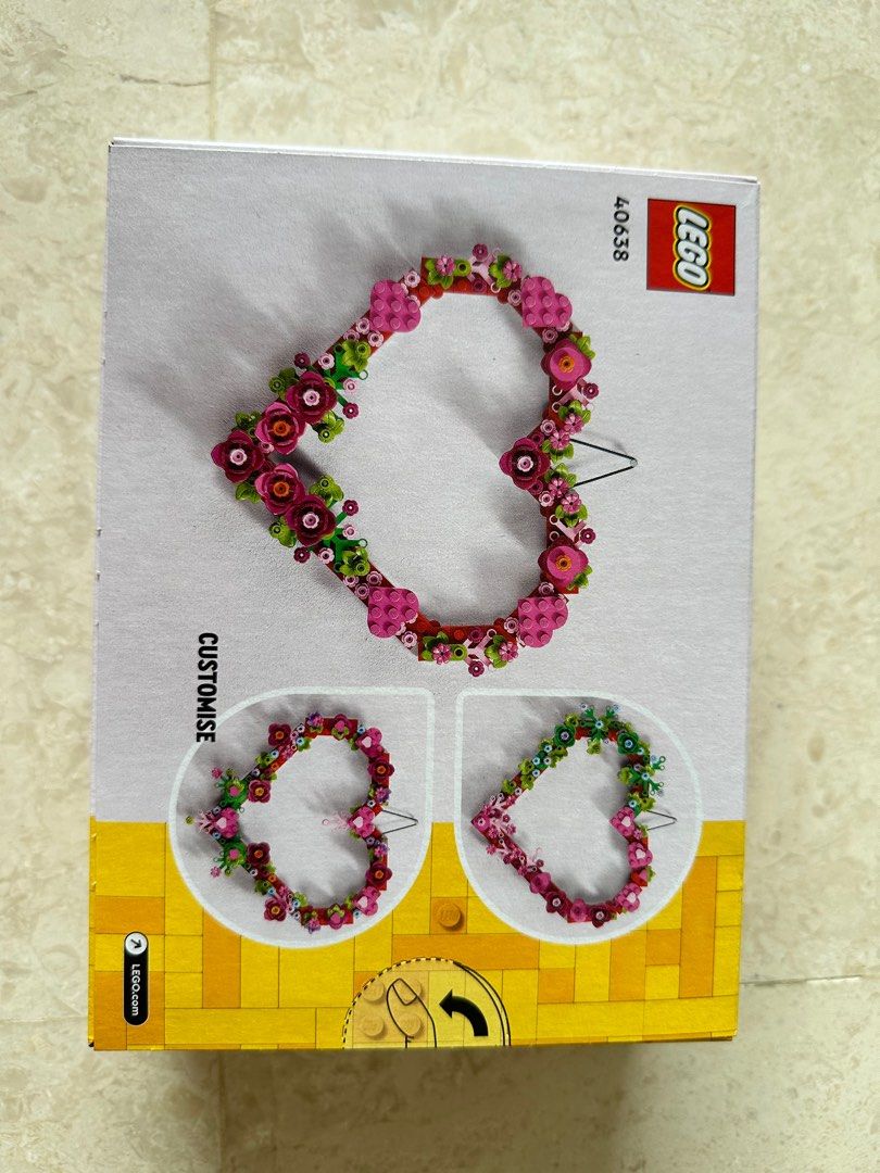 Lego Heart Ornament 40638