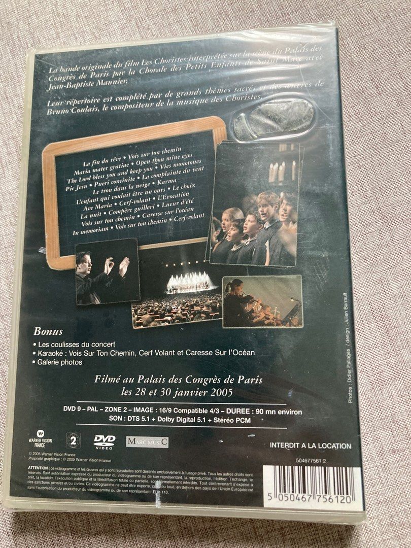Les Choristes - Les Choristes En Concert (DVD, 2005)