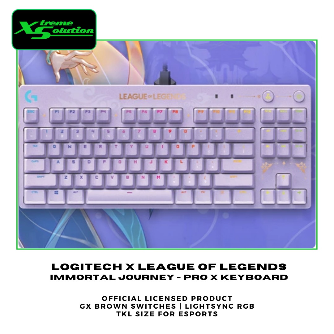 Logitech X League of Legends Universe Immortal Journey G Pro Mechanical ...