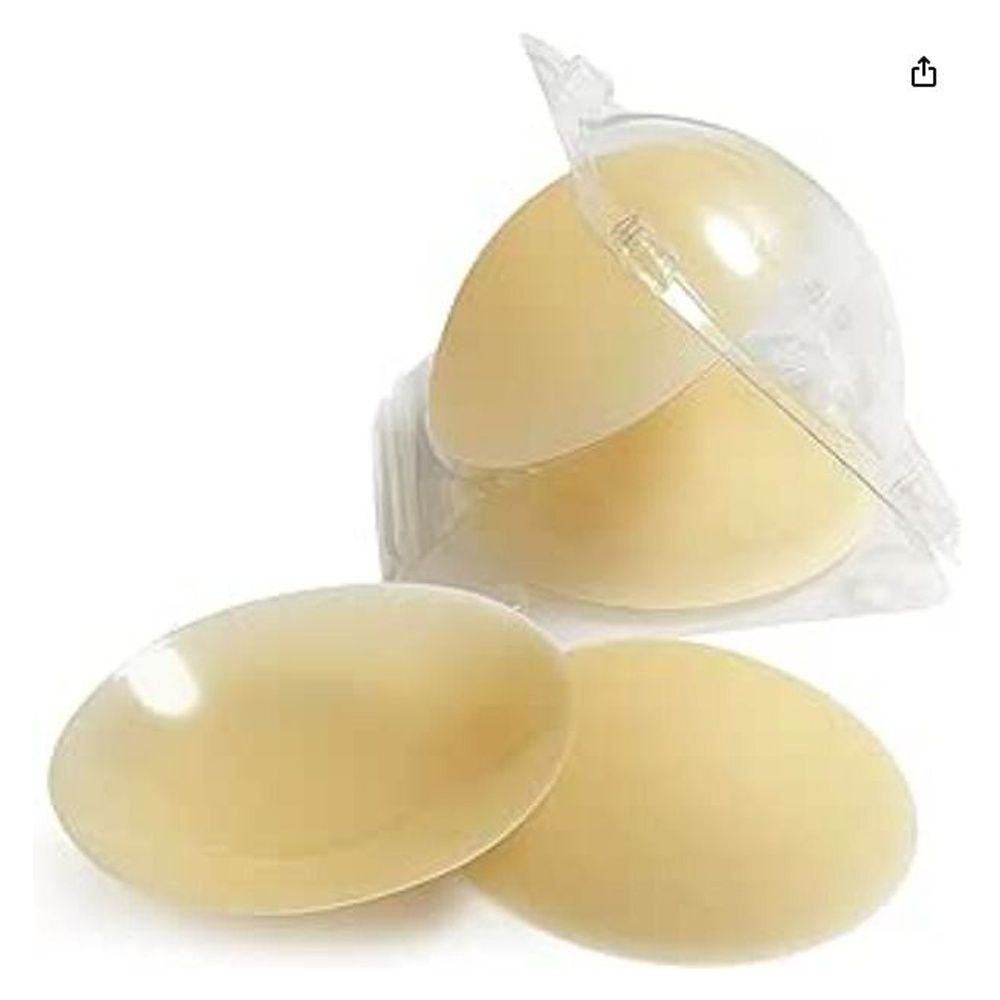 lovejoyou Adhesive Backless Strapless Bra - 2 Set Sticky Nipple Covers  Breast Pasties - Silicone cover Reusable up no irritation to skin, Fashion  Nipplecovers will make Freedom for Chest of Women, Women's