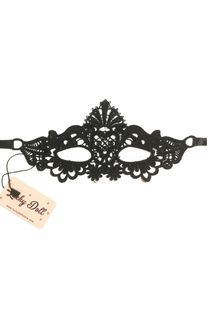 Lucky Doll® Lucky Doll® Albertine Vintage Black Gothic Lace Masquerade Venetian Eye Mask