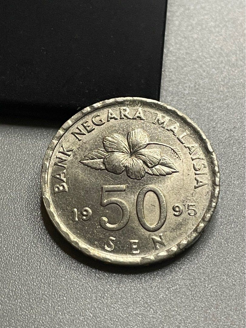 Malaysia 50sen 1995 bunga raya keydate duit lama banknotes, Hobbies ...