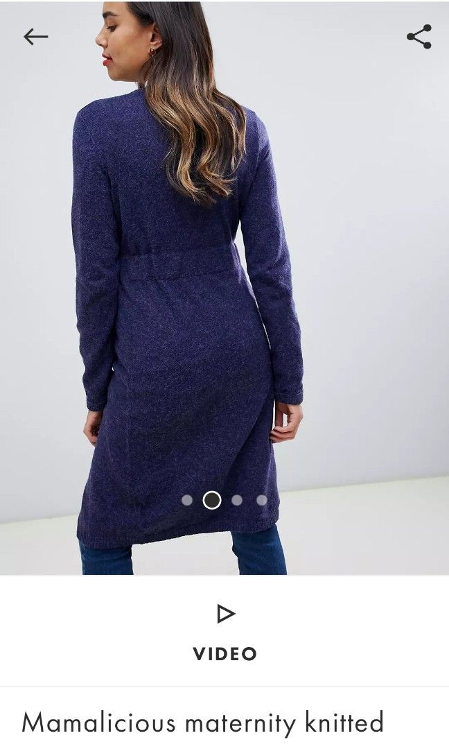 Mamalicious Maternity Knitted Cardigan Women s Fashion Maternity
