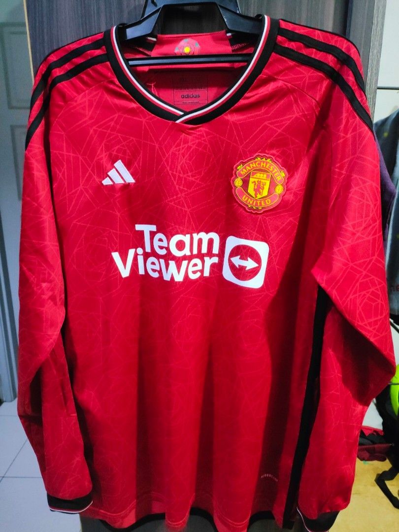 Manchester united pink clearance jersey long sleeve