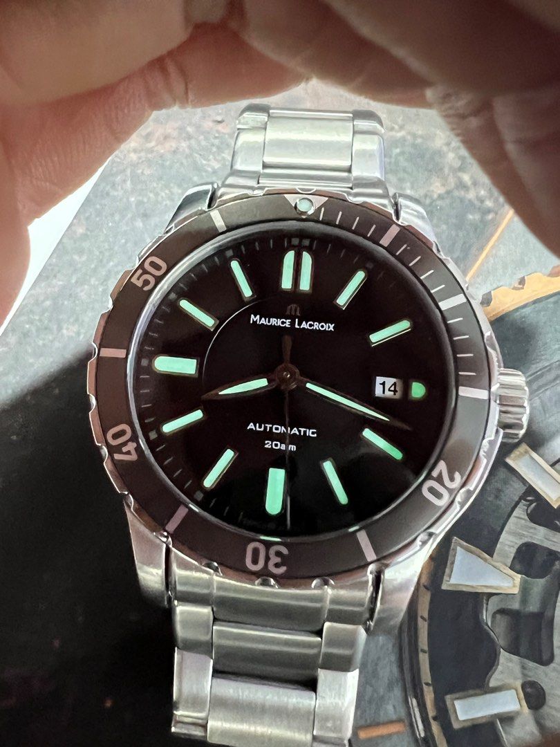 MAURICE LACROIX MIROS DIVER SWISS MADE AUTOMATIC DIVERS 200M ML6028