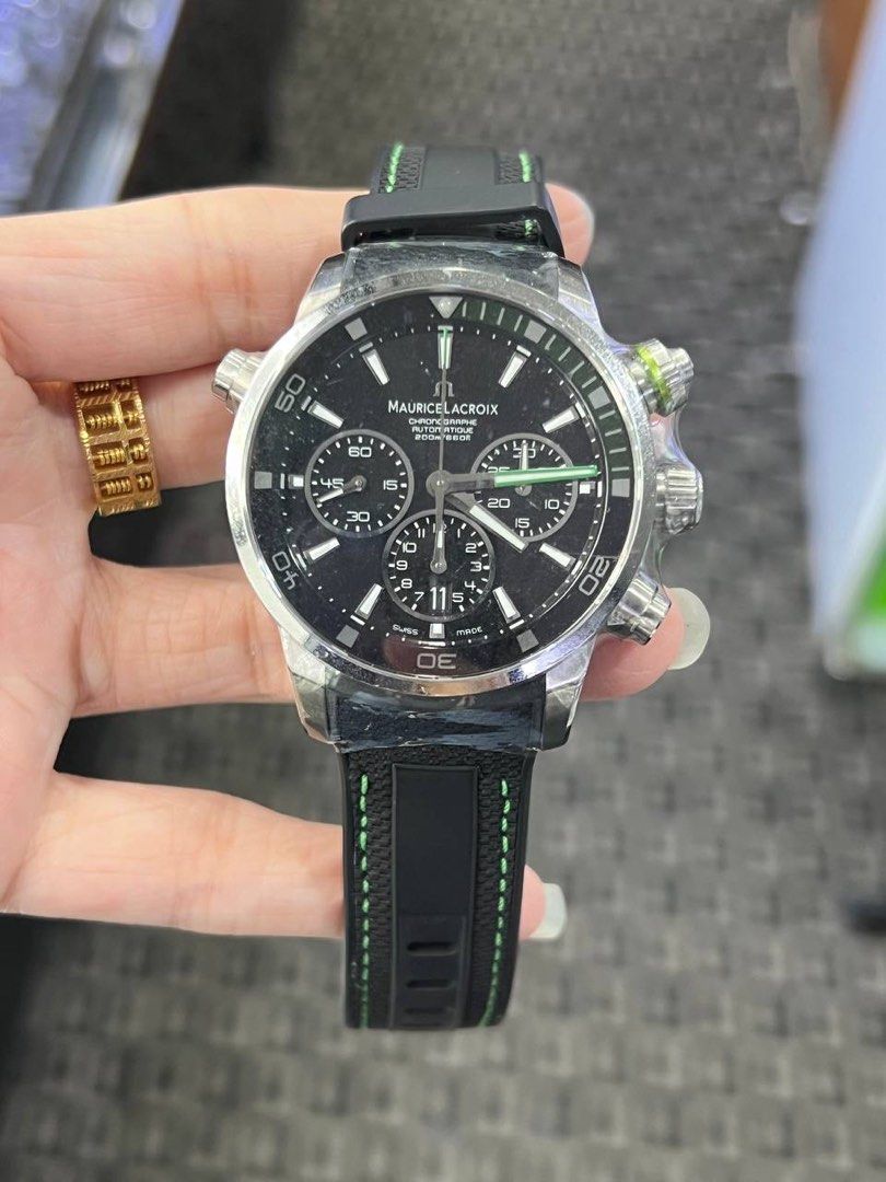 MAURICE LACROIX PONTOS S SWISS MADE AUTOMATIC CHRONOGRAPH PT6018