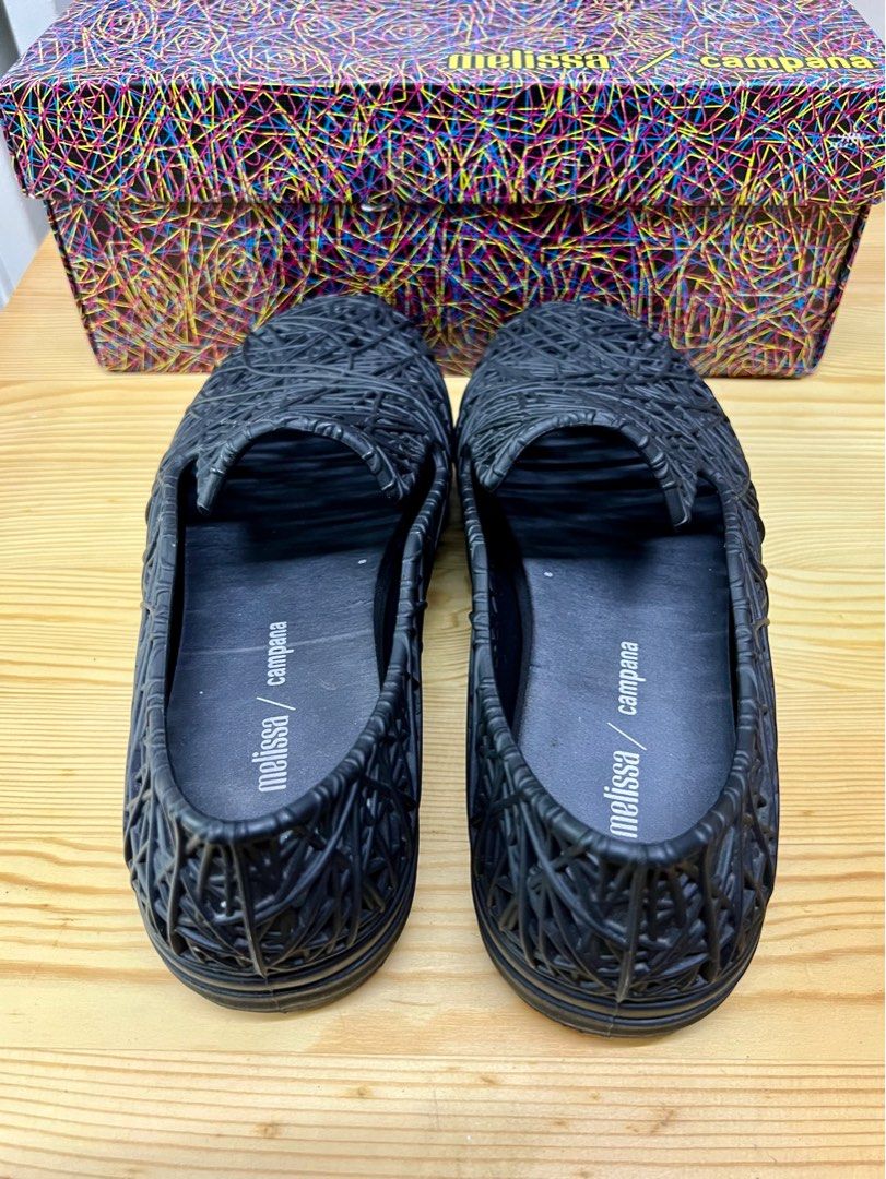 Melissa Campana Sneaker Slip-on (Size 9) (Category: Flats & Sandals) located in Quezon City. Submitted by statstudioph (Listing ID 1272530661, Image 3). Description: - Price: ₱1,800 (bought from MelissaPh’s website for ₱3,995) - used around four to five times only - with box - RFS: I find it tight for my wide feet - location: Fairview, QC - no joy reservers please, let’s not waste each other’s time - PIOG (posted in other sites).