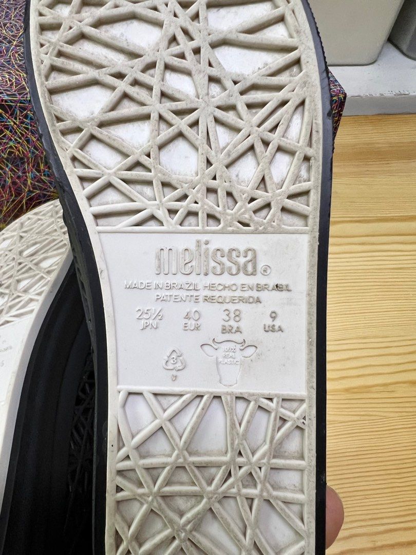 Melissa Campana Sneaker Slip-on (Size 9) (Category: Flats & Sandals) located in Quezon City. Submitted by statstudioph (Listing ID 1272530661, Image 2). Description: - Price: ₱1,800 (bought from MelissaPh’s website for ₱3,995) - used around four to five times only - with box - RFS: I find it tight for my wide feet - location: Fairview, QC - no joy reservers please, let’s not waste each other’s time - PIOG (posted in other sites).