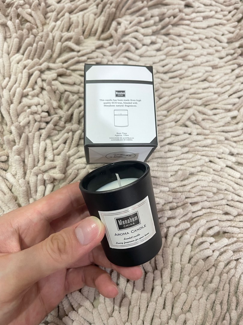 MENAHEM scented aroma candle perfume fragrance (Endless & Summer) Small Jar, Furniture & Home