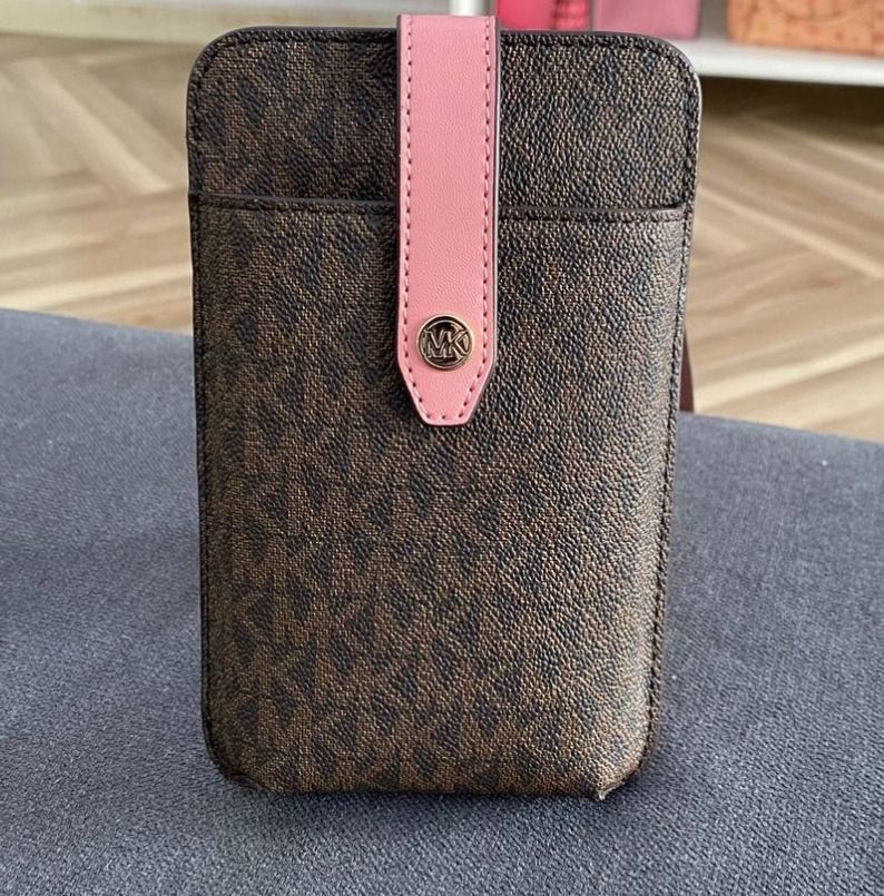 Michael Kors Jet Set Travel Phone Crossbody with Card Holder in