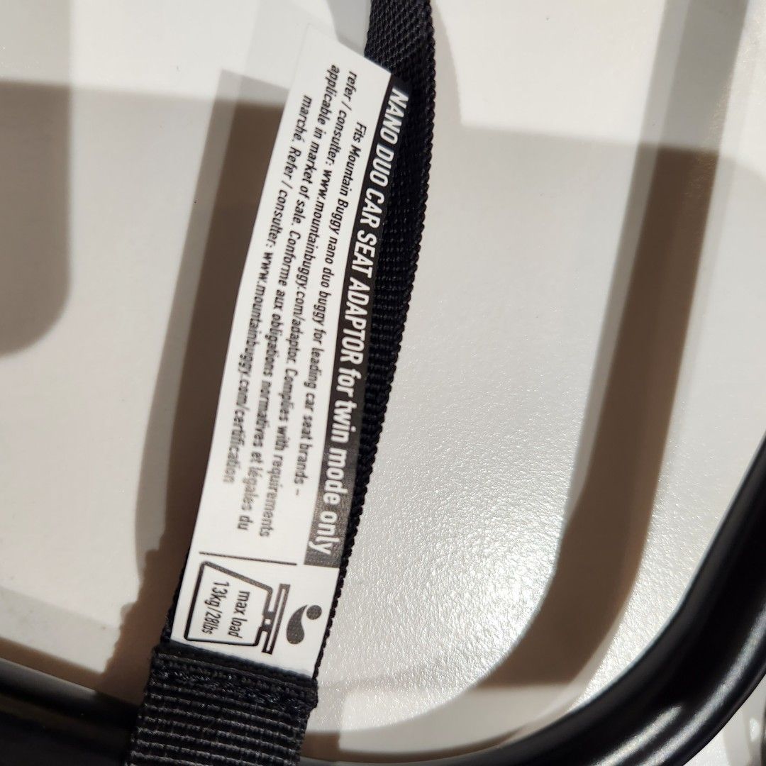 Nano duo car seat hot sale adaptor