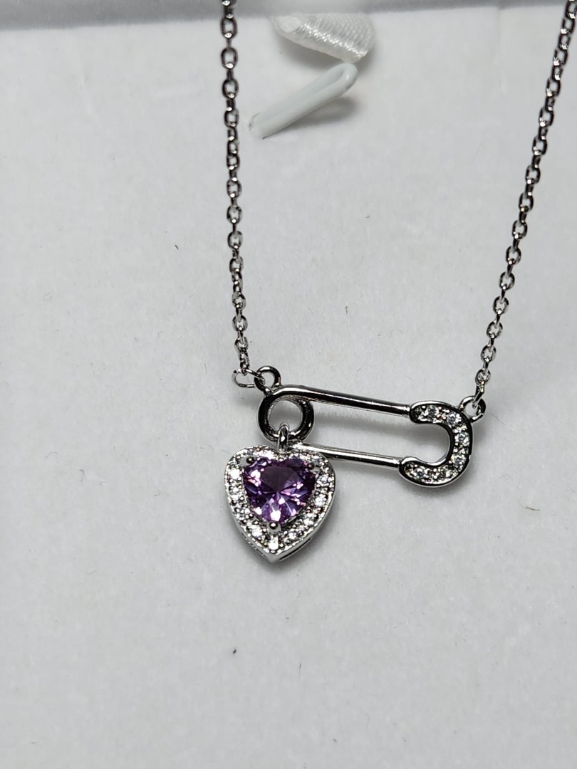 Purple locket hotsell