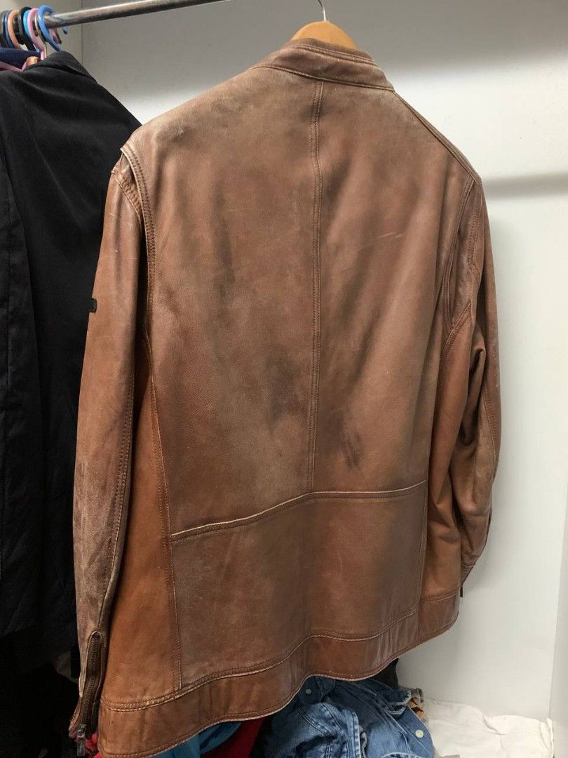 Strellson leather clearance jacket price