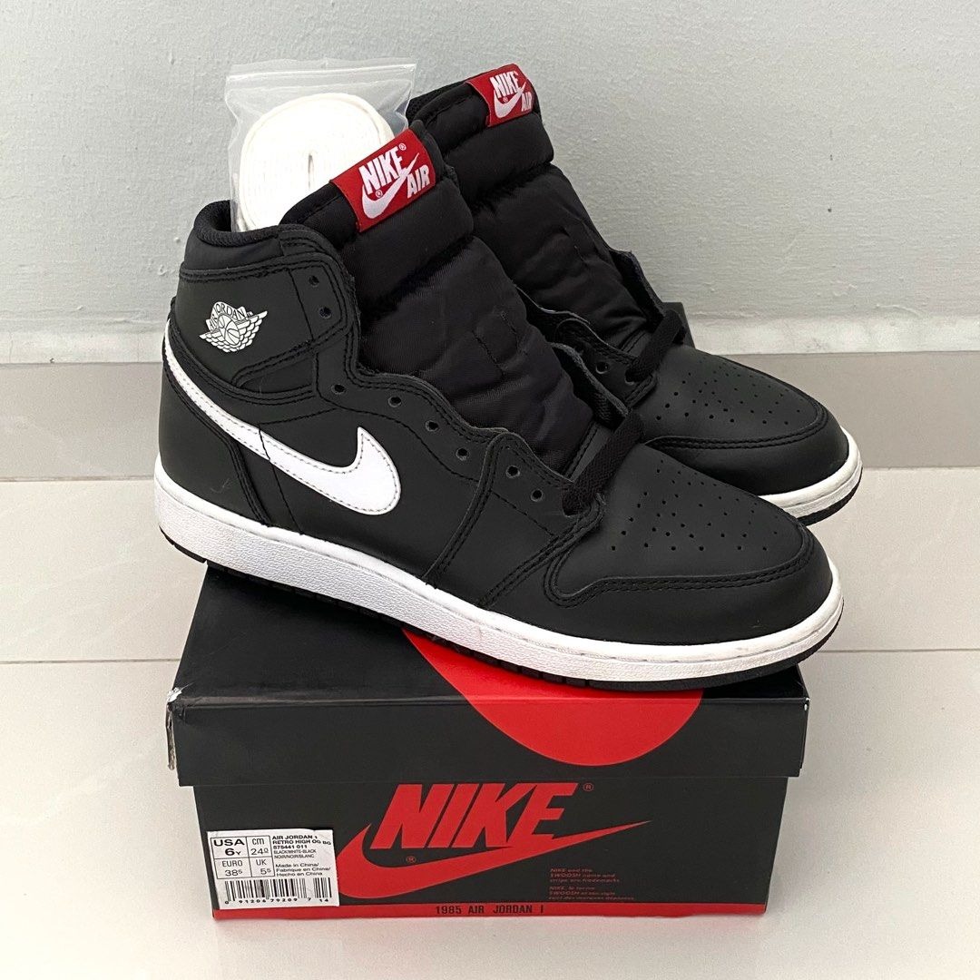 Air jordan 1 yin yang top black