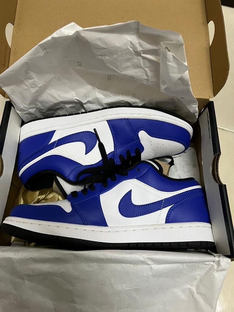 Nike AJ1 Low Game Royal Men s Fashion Footwear Sneakers on