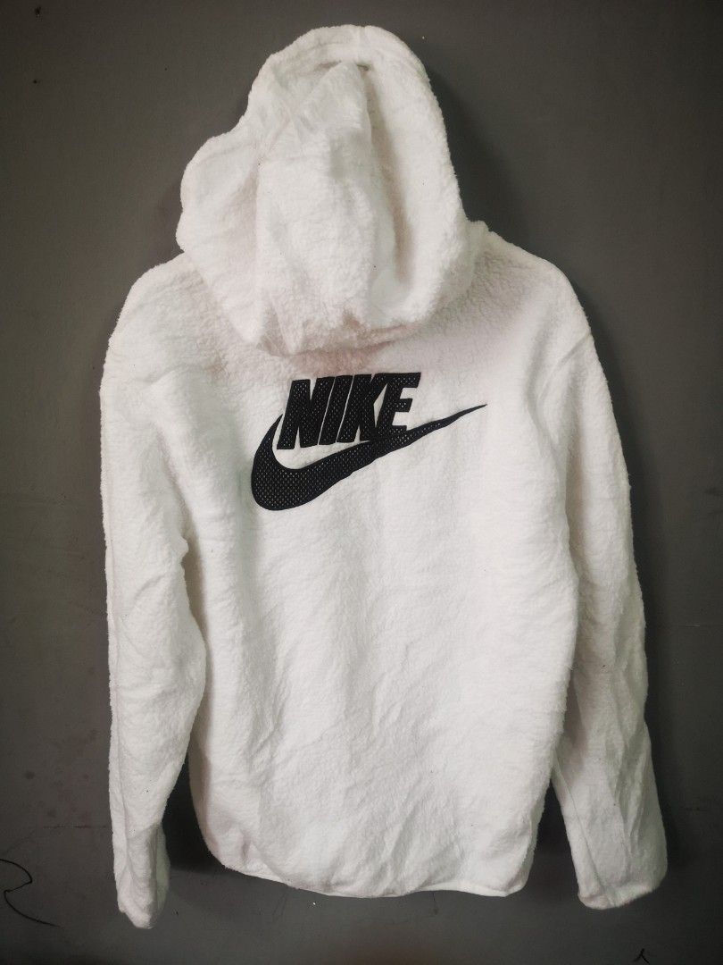 nike fur fleece hoodie
