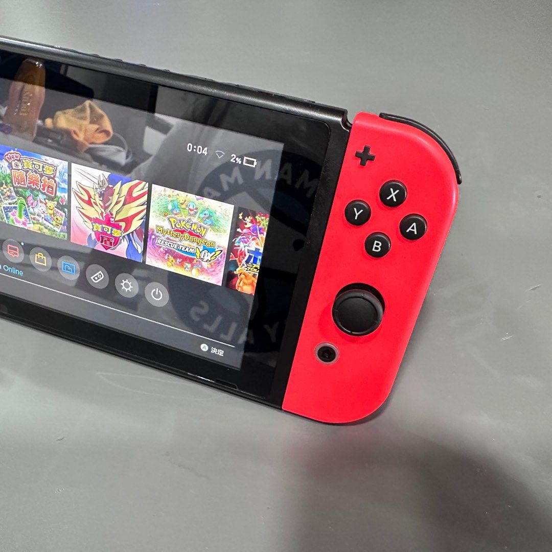 Nintendo 新品 保証有 任天堂 Nintendo Switch Joy-Con ネオンレッド 